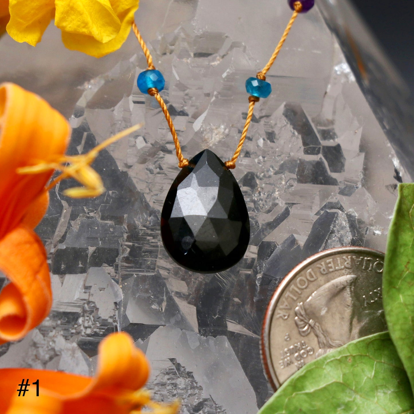 Black Jade Rainbow Drop