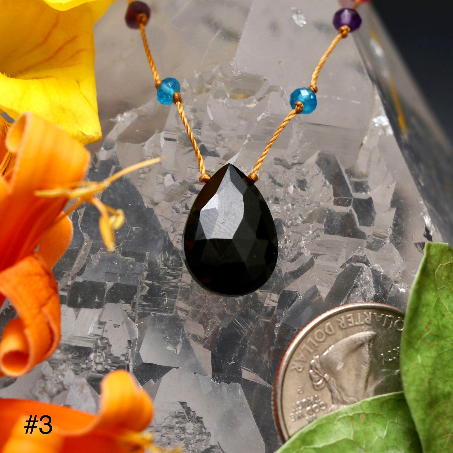 Black Jade Rainbow Drop