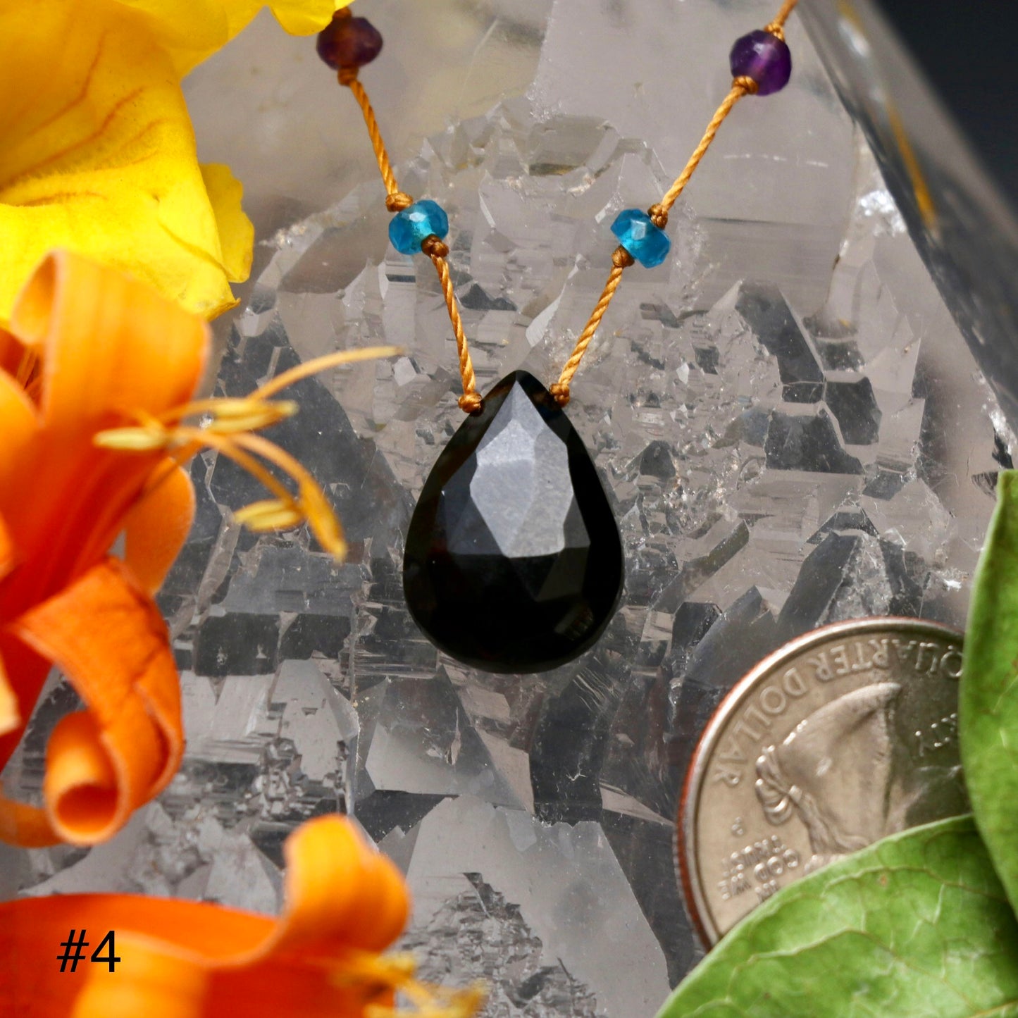 Black Jade Rainbow Drop