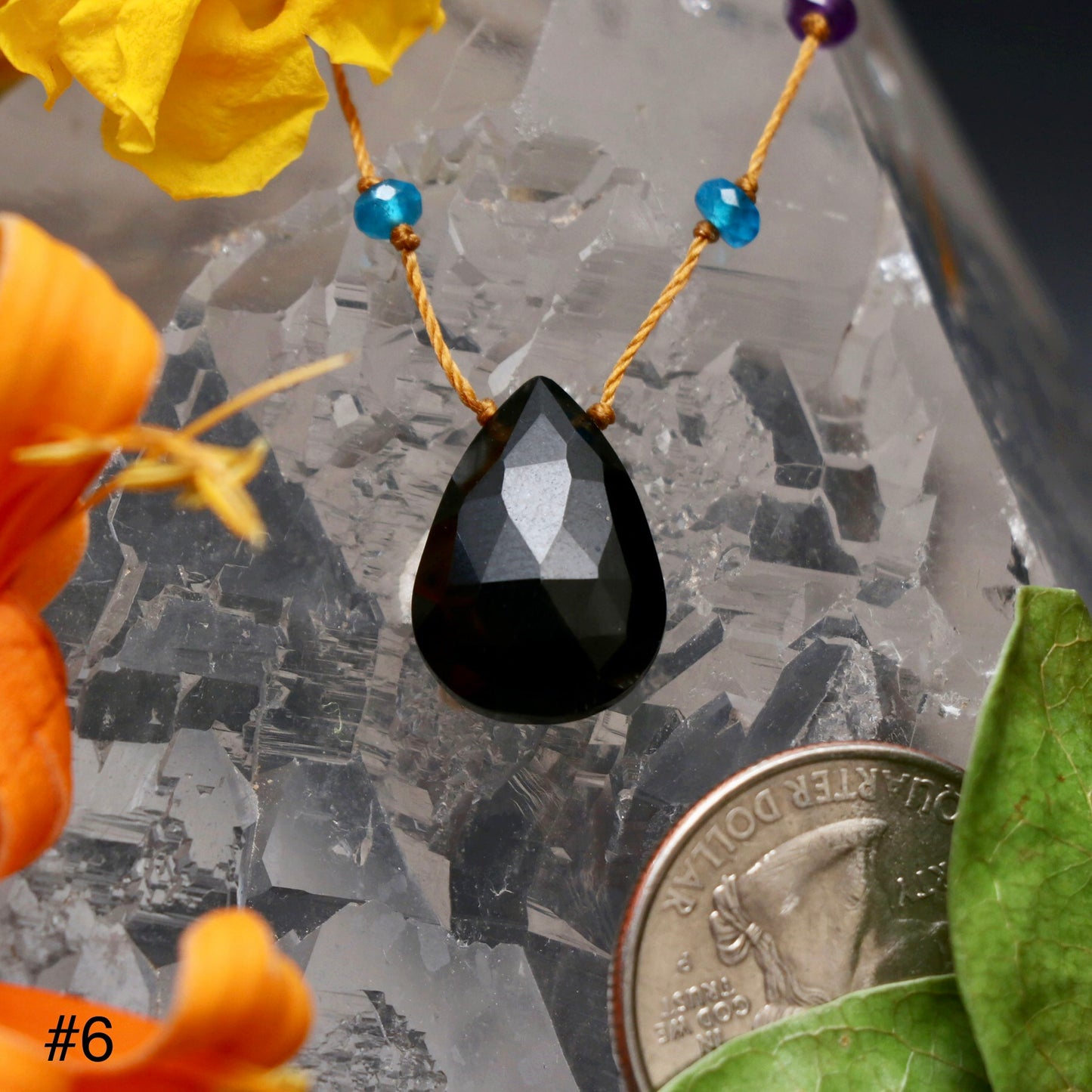 Black Jade Rainbow Drop