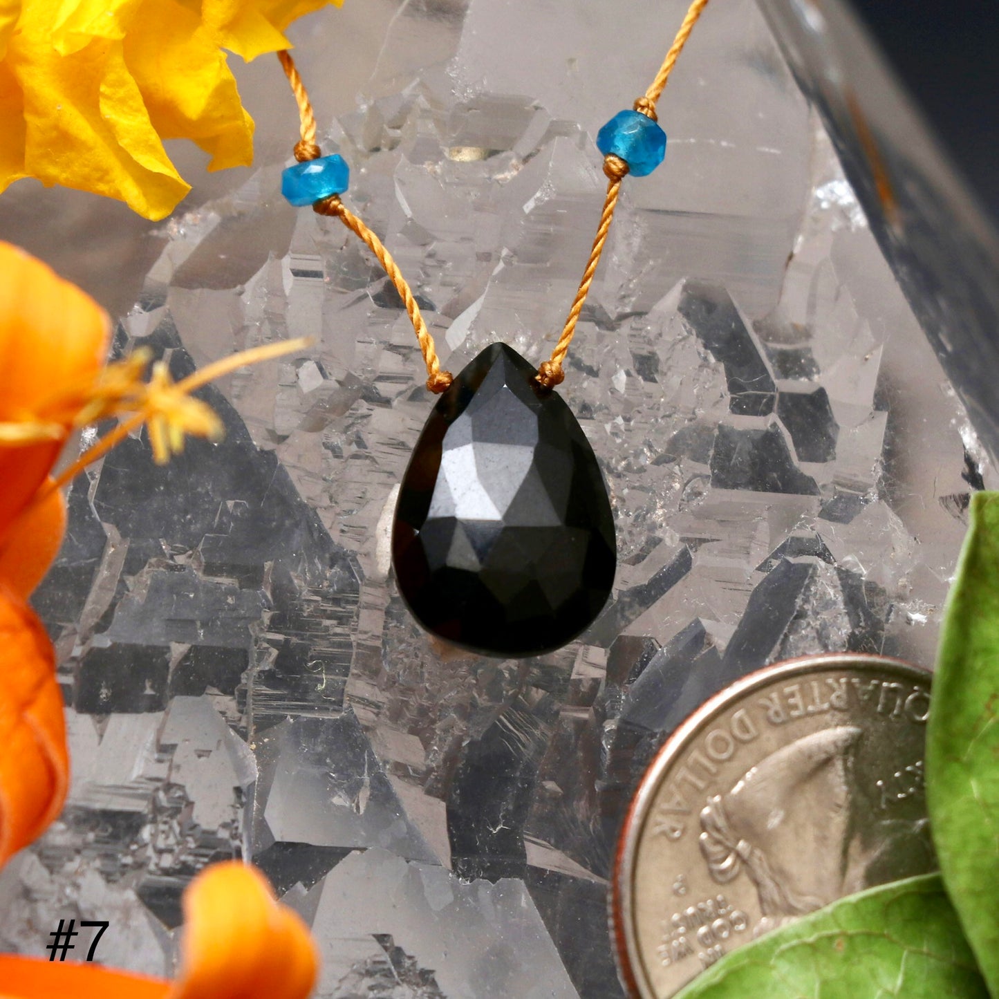 Black Jade Rainbow Drop