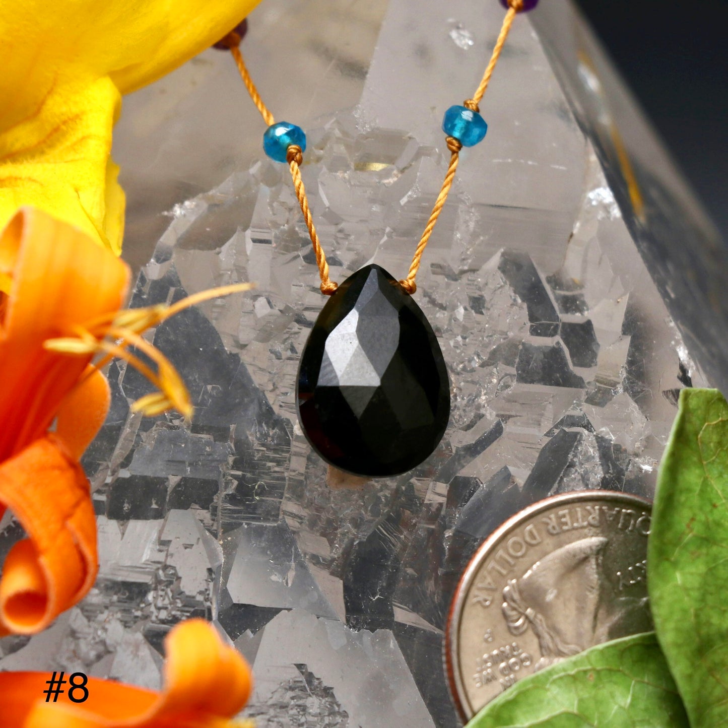 Black Jade Rainbow Drop