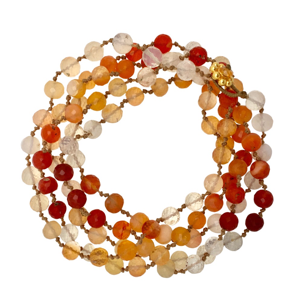 Mexican Fire Opal Lei