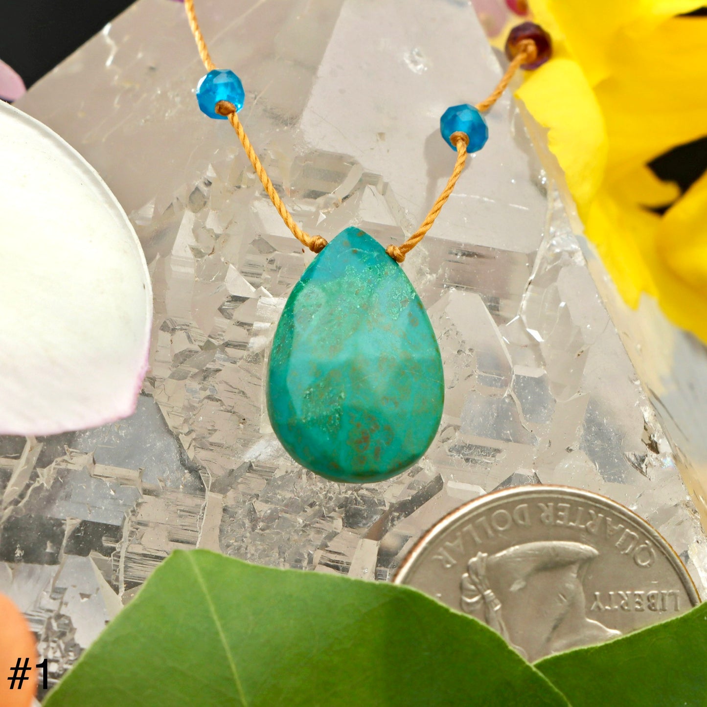 Chrysocolla Rainbow Drop