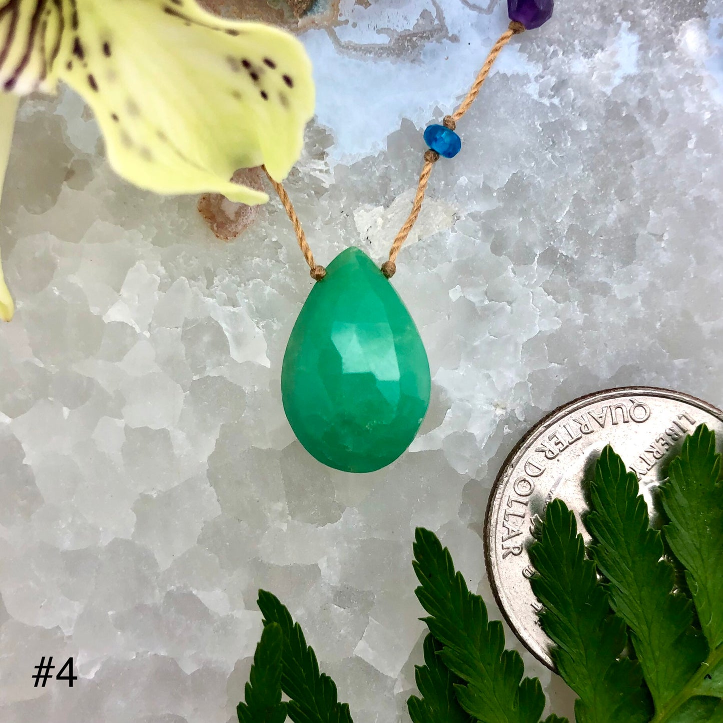 Chrysoprase Rainbow Drop
