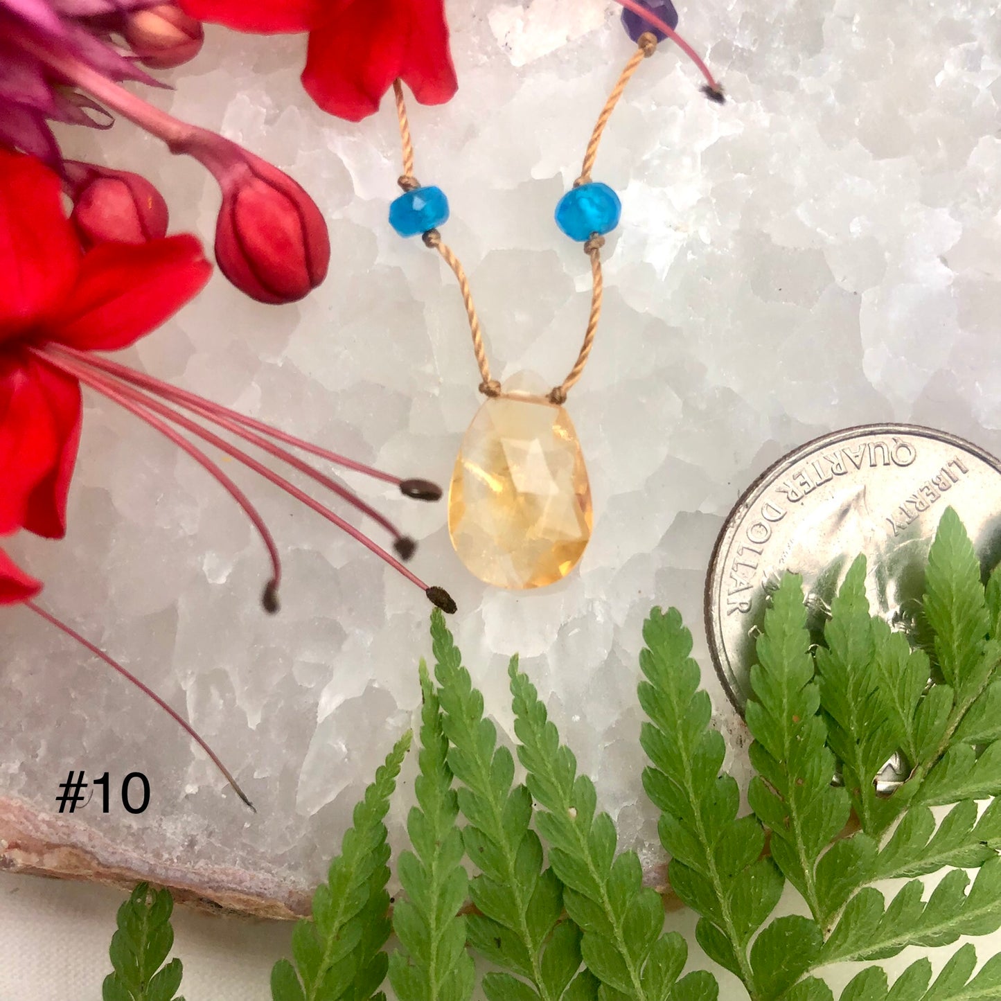 Citrine Rainbow Drop