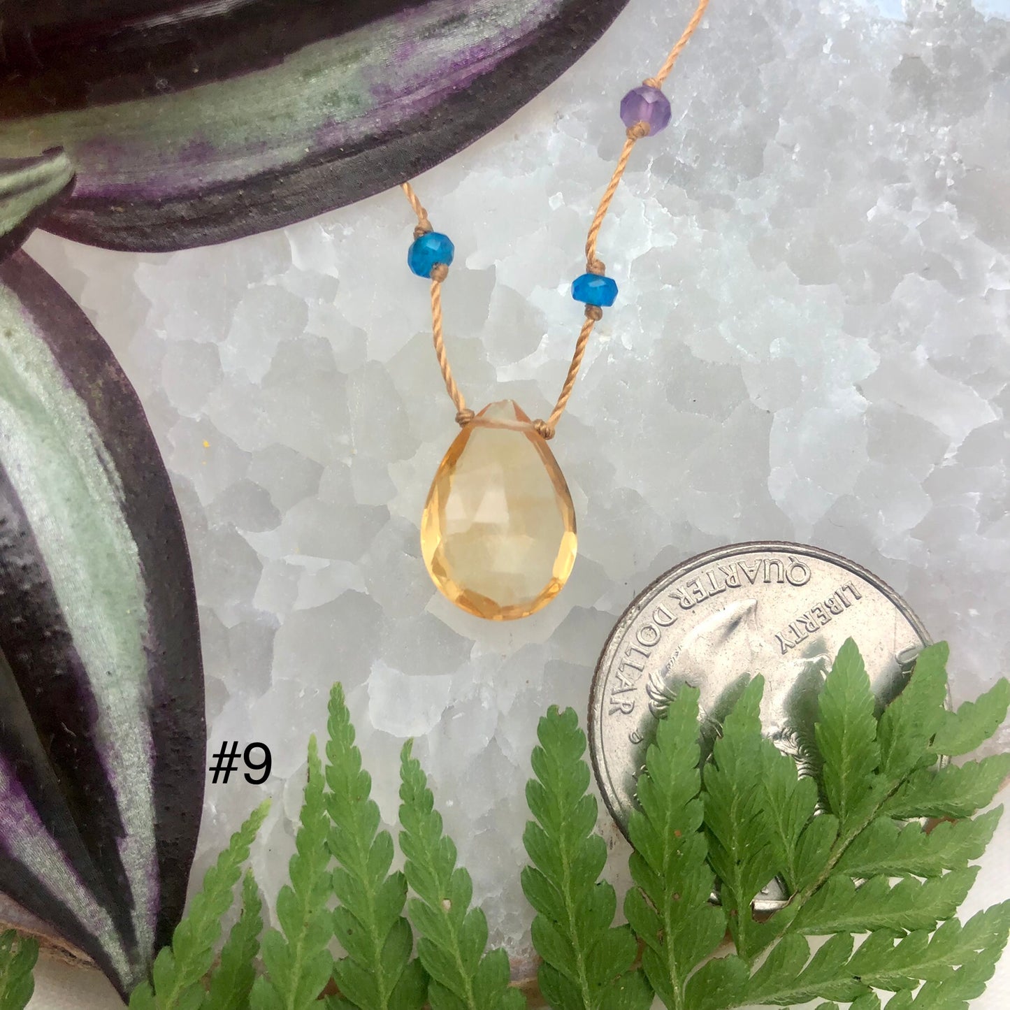 Citrine Rainbow Drop