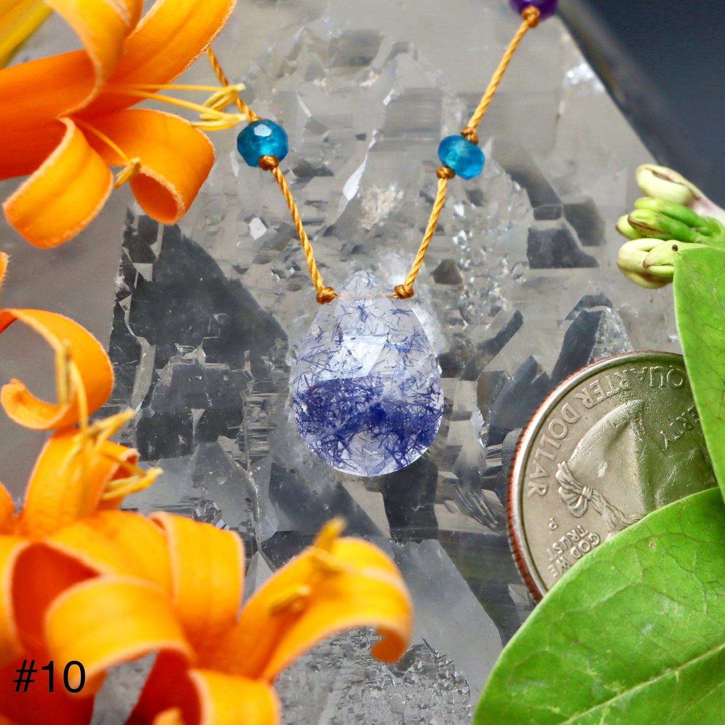 Dumortierite Rainbow Drop