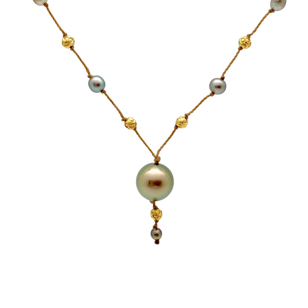 Tahitian Pistachio Black Pearl Alohi