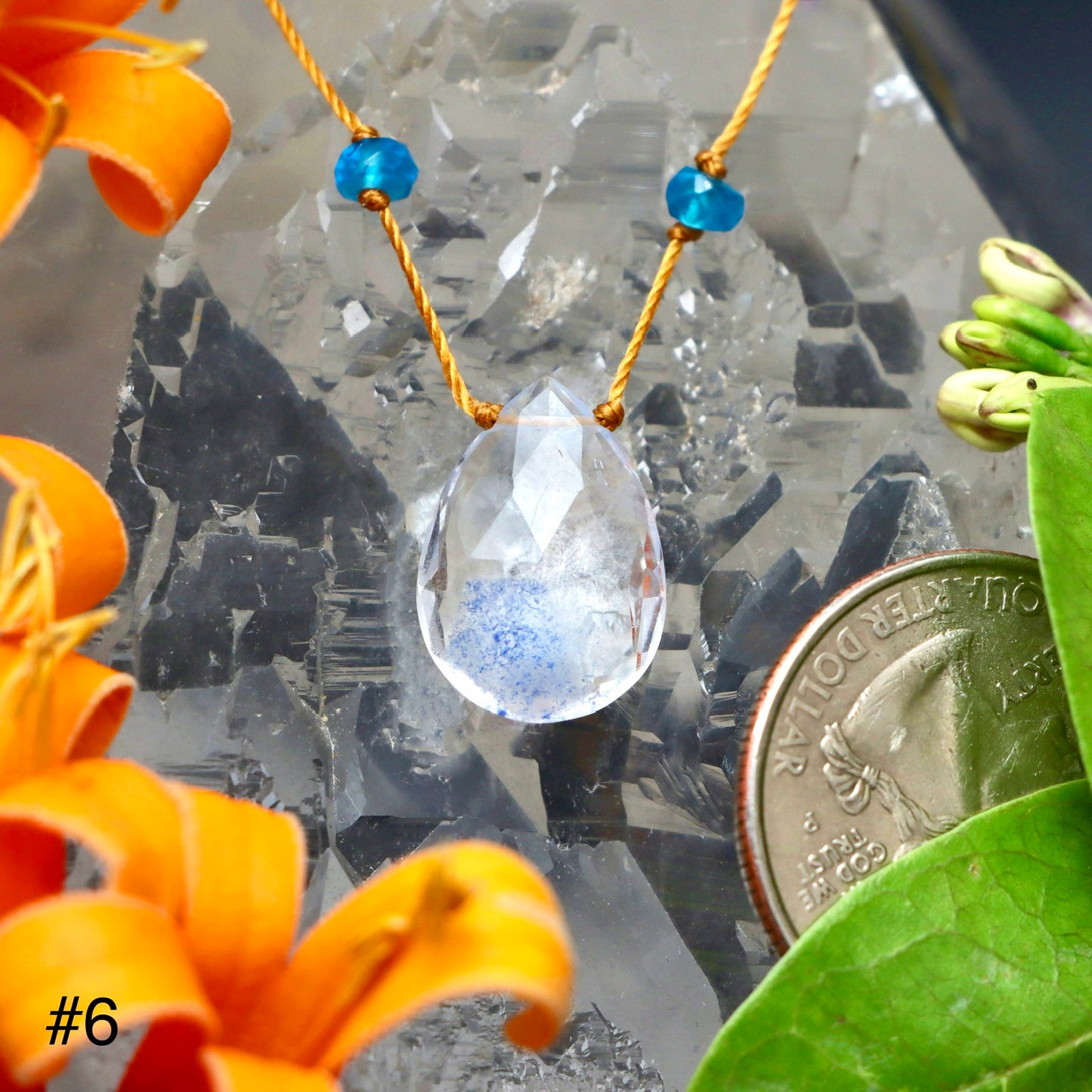 Dumortierite Rainbow Drop