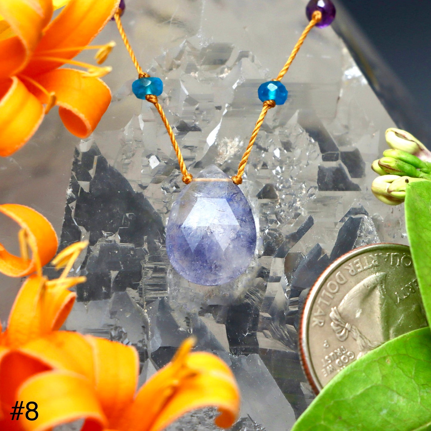 Dumortierite Rainbow Drop