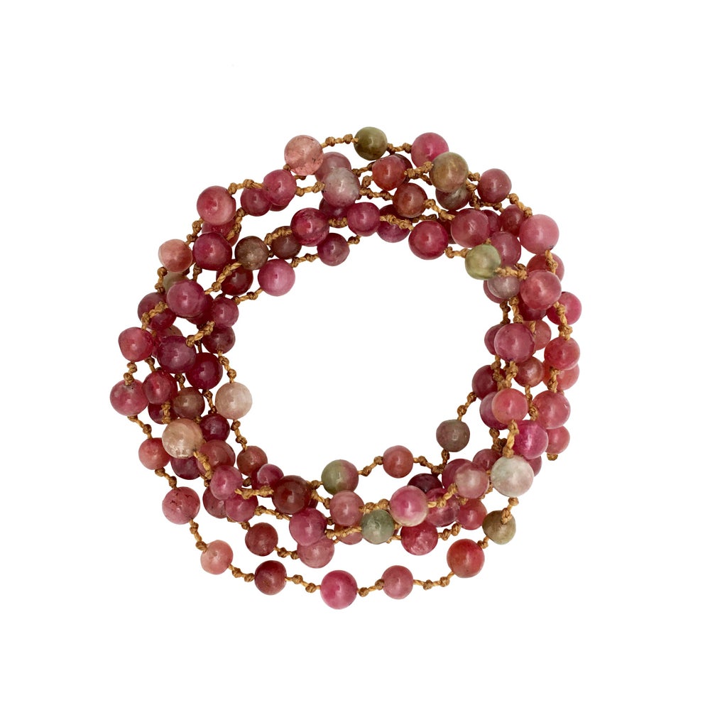 Pink Tourmaline Mala