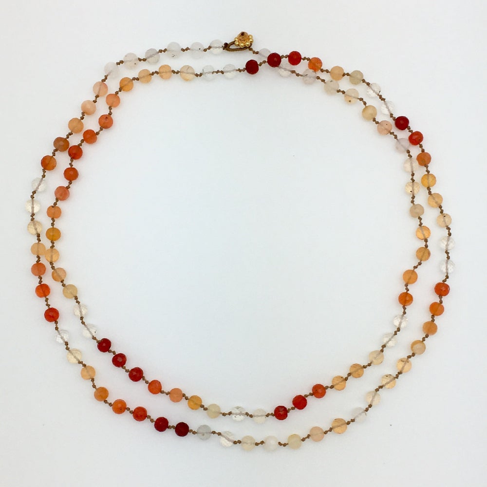 Mexican Fire Opal Lei