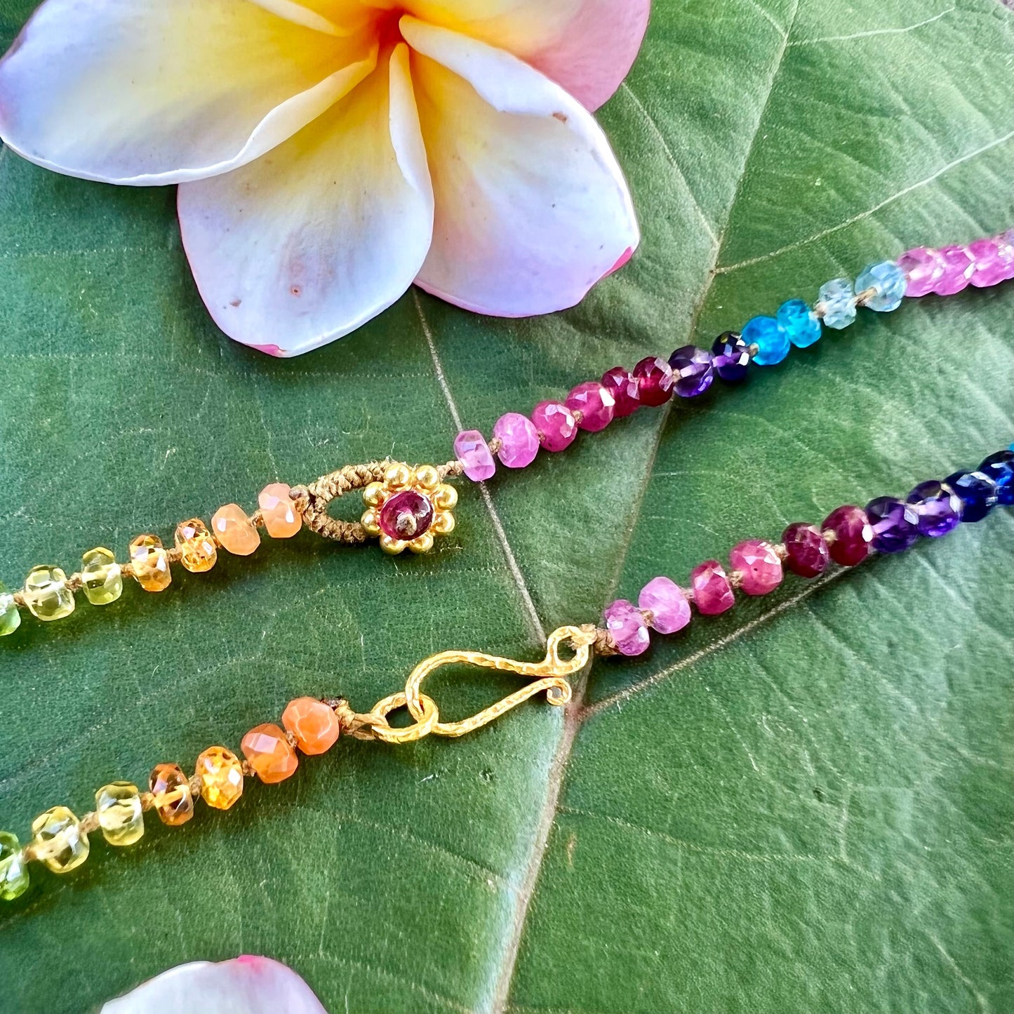 Ruby Rainbow Lei