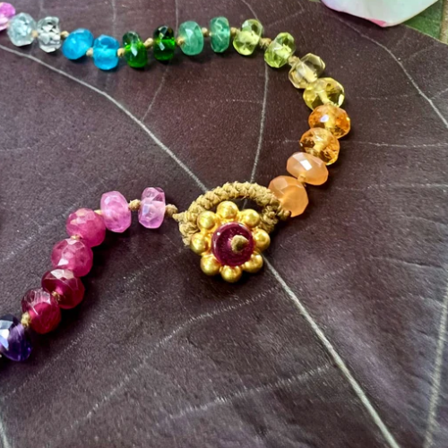 Moonstone Rainbow Lei