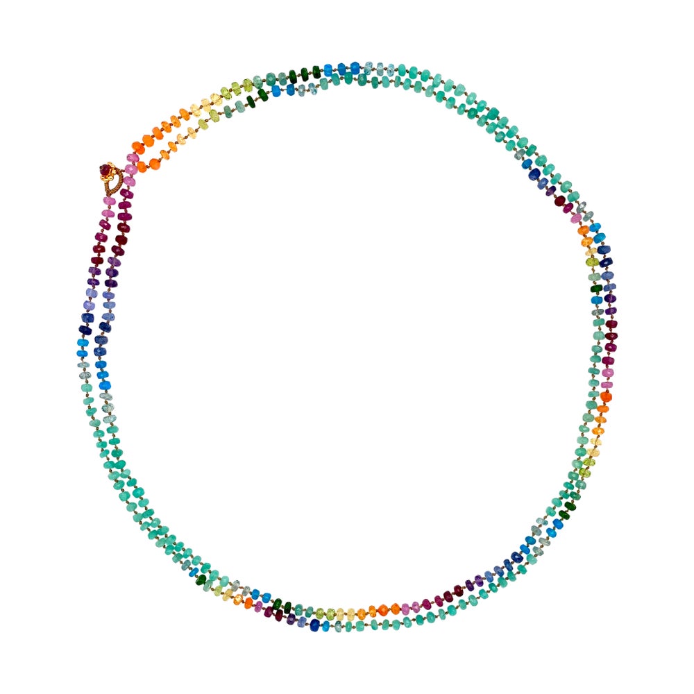 Colombian Emerald Rainbow Lei