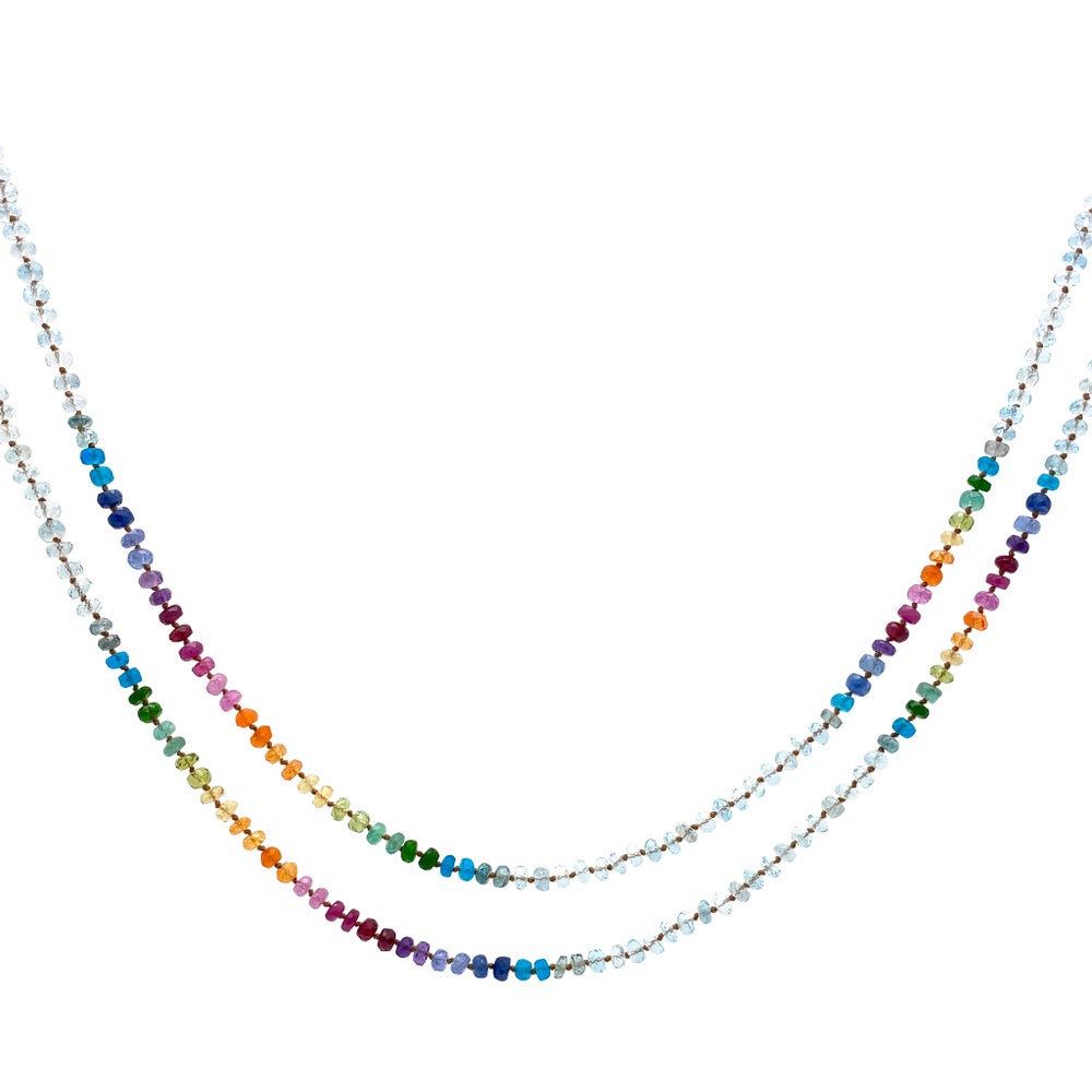 Aquamarine Rainbow Lei