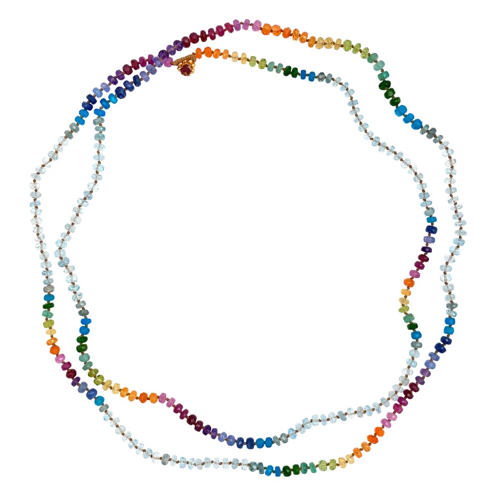 Aquamarine Rainbow Lei