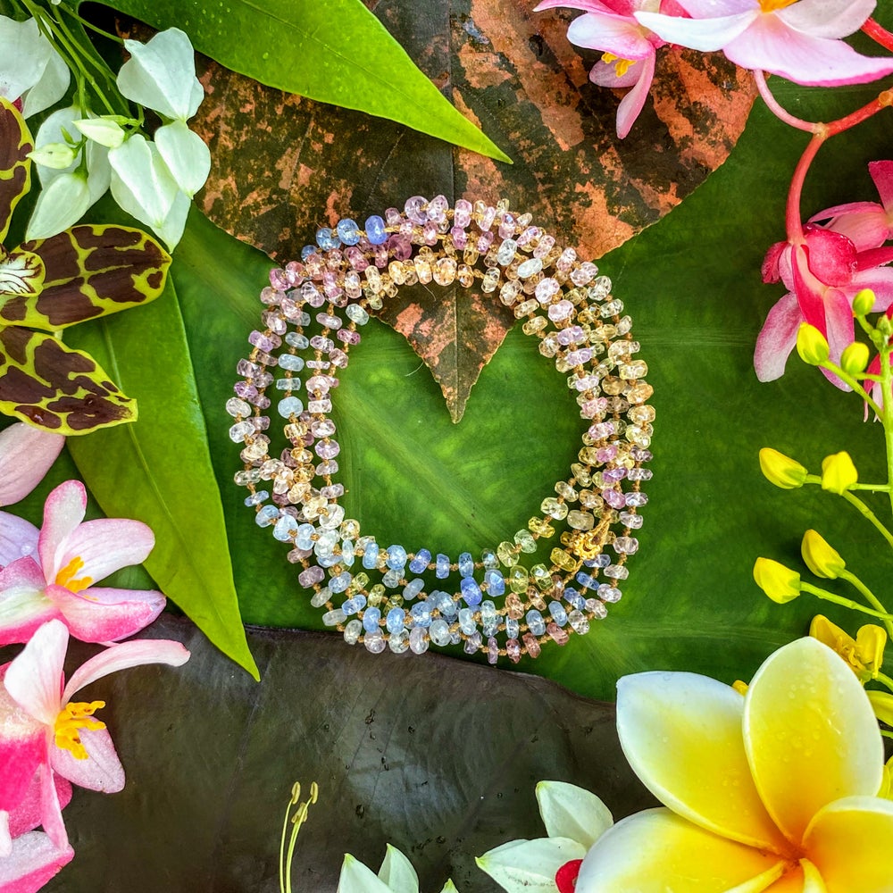 Pastel Sapphire Lei