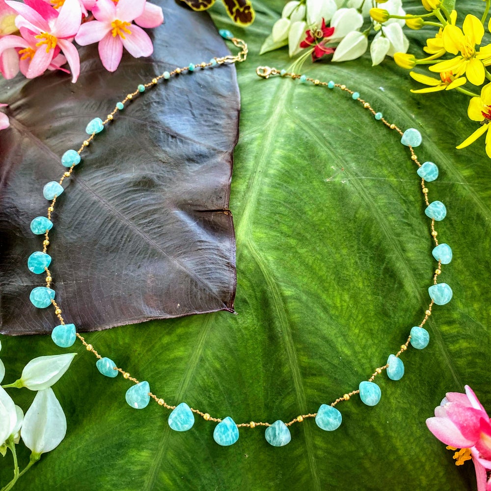 Aqua Amazonite & Gold Ali'i