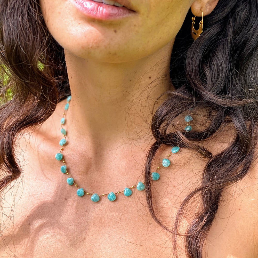 Aqua Amazonite & Gold Ali'i