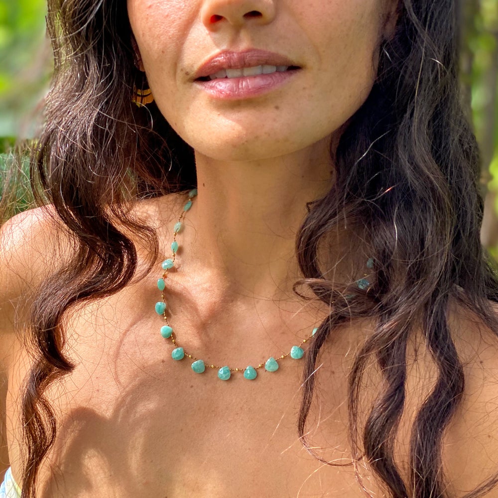 Aqua Amazonite & Gold Ali'i