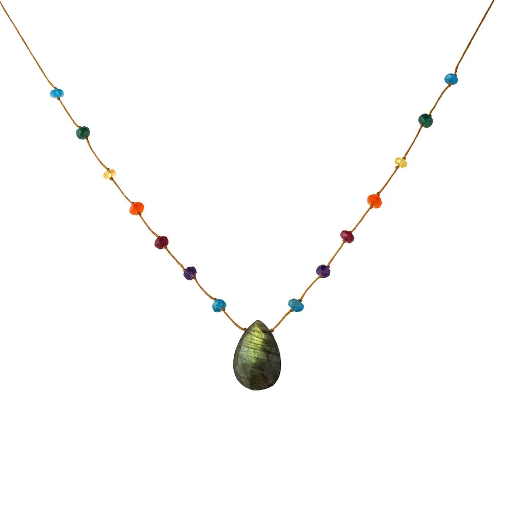 Labradorite Rainbow Drop