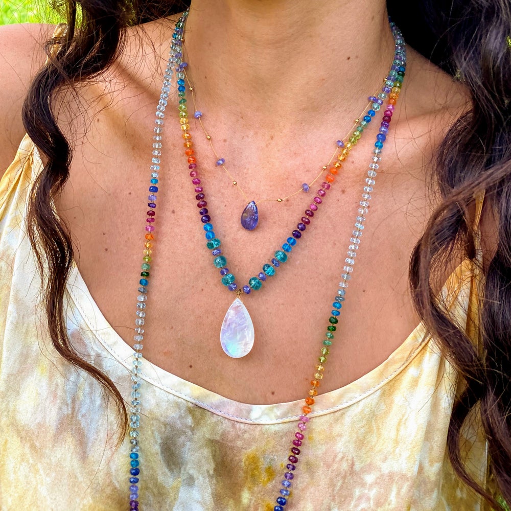 Aquamarine Rainbow Lei