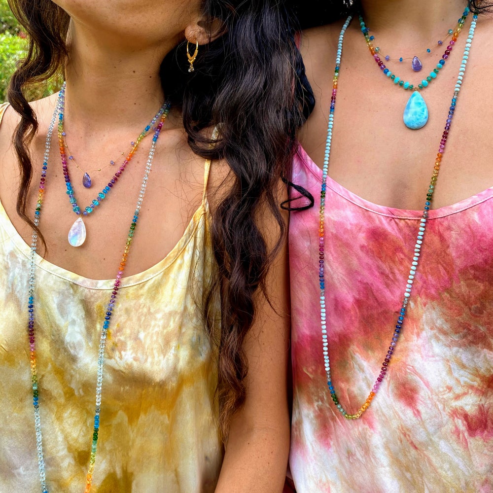 Aquamarine Rainbow Lei