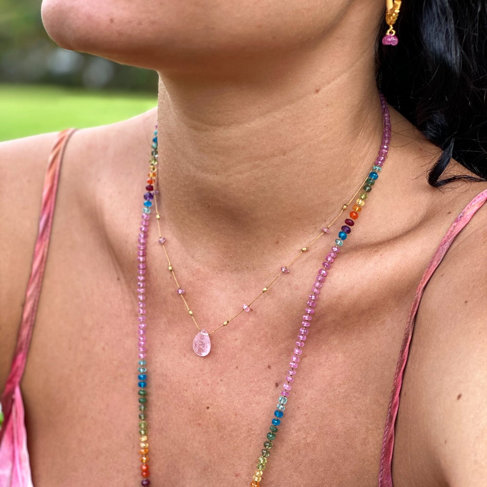 Morganite Alohi Drop