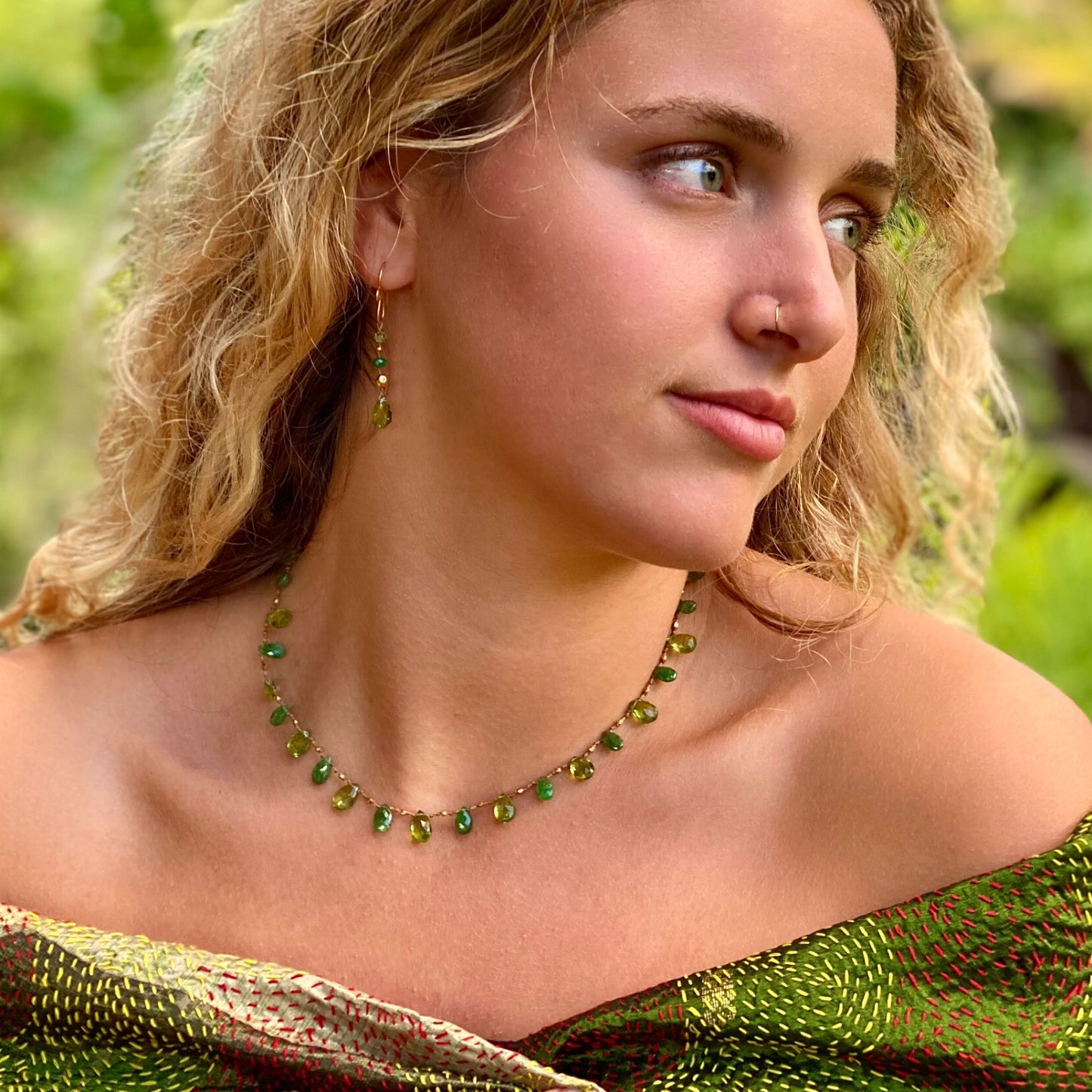 Tsavorite Peridot & Gold Ali'i