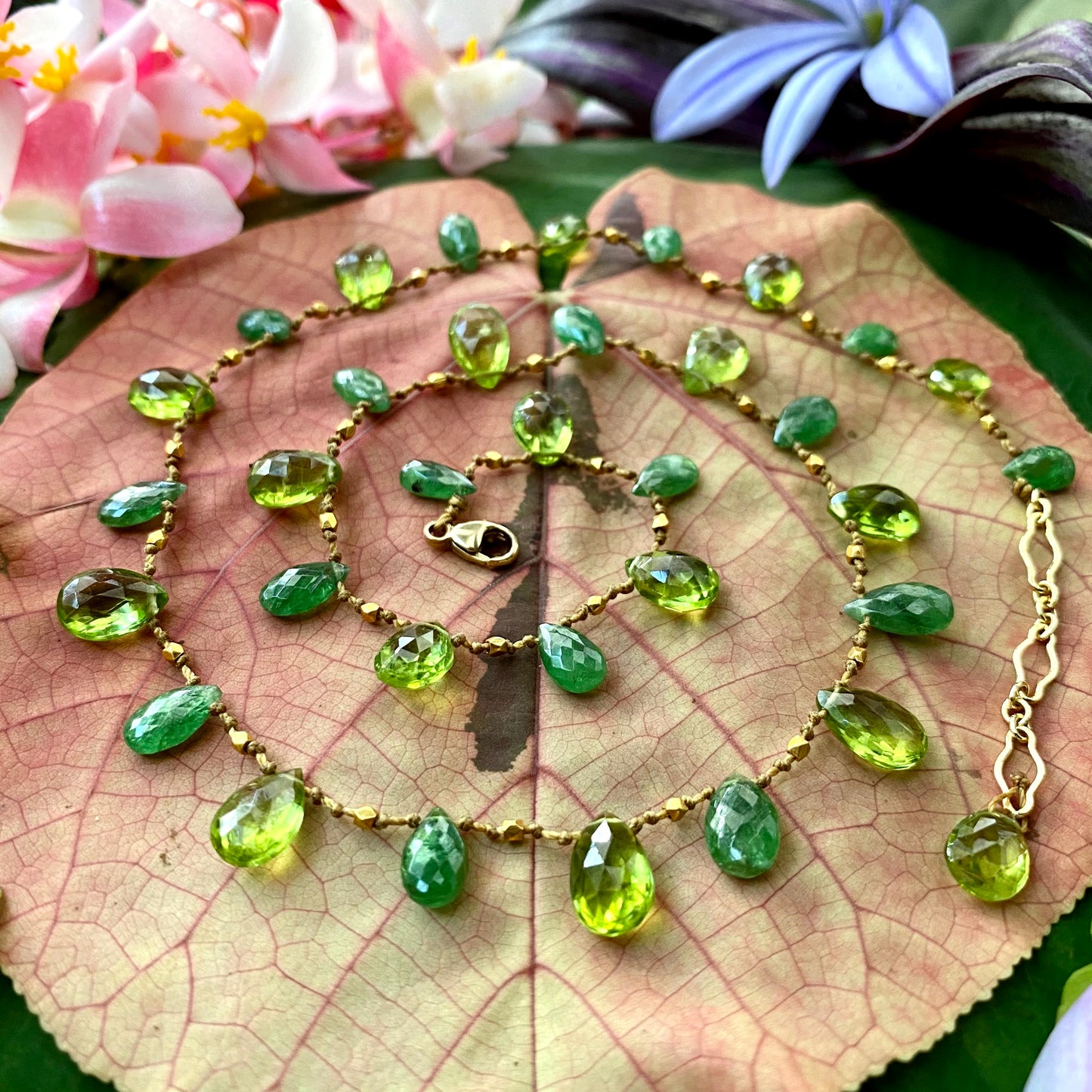 Tsavorite Peridot & Gold Ali'i
