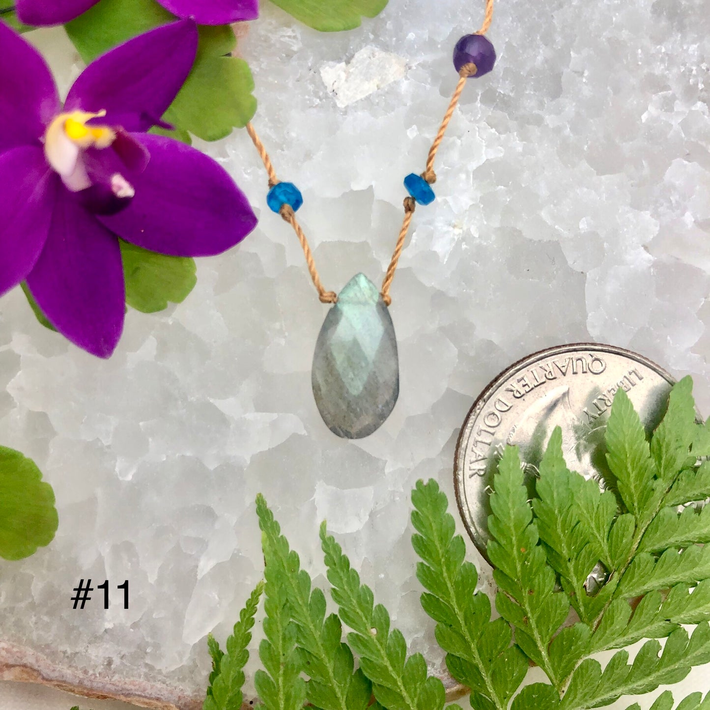 Labradorite Rainbow Drop