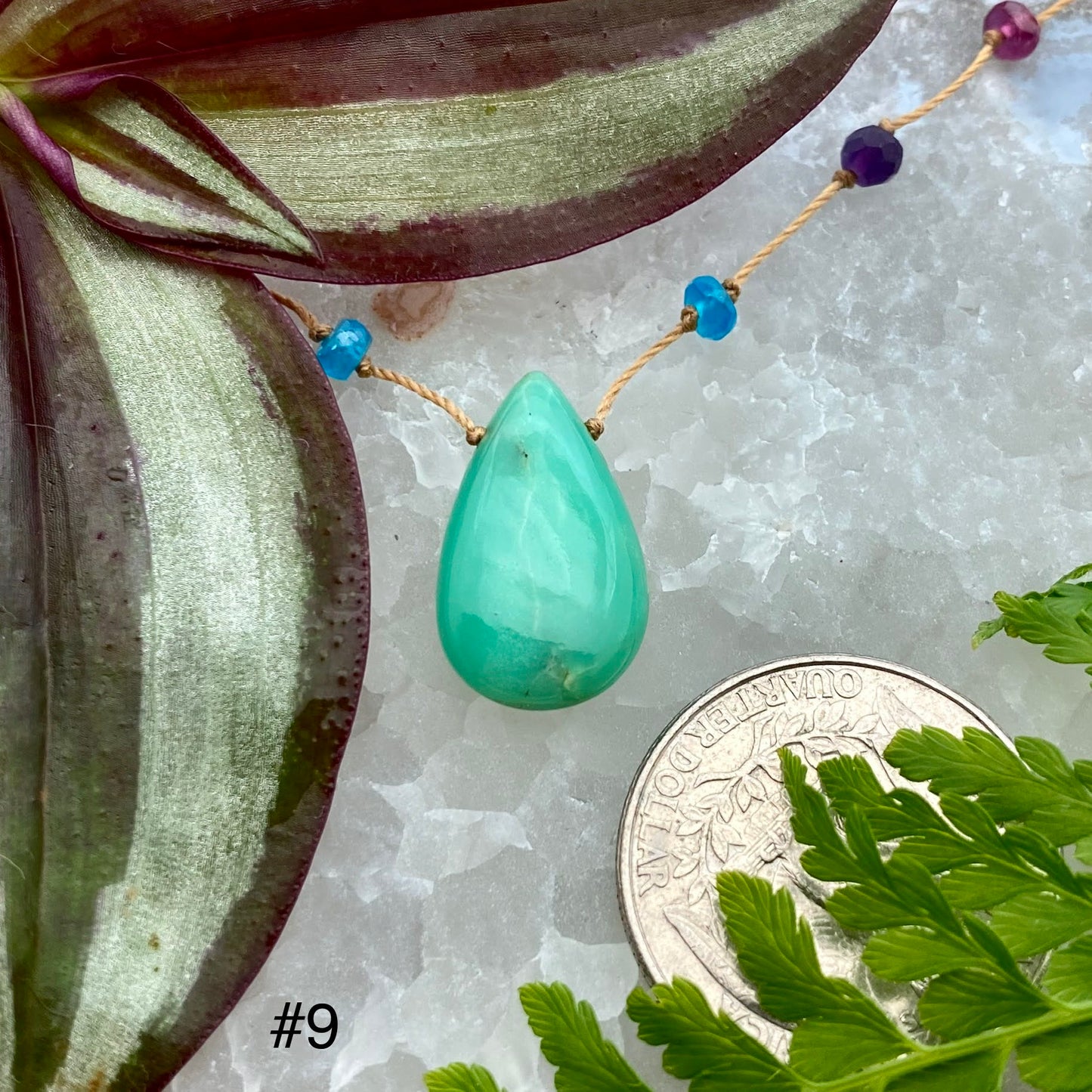 Chrysoprase Rainbow Drop