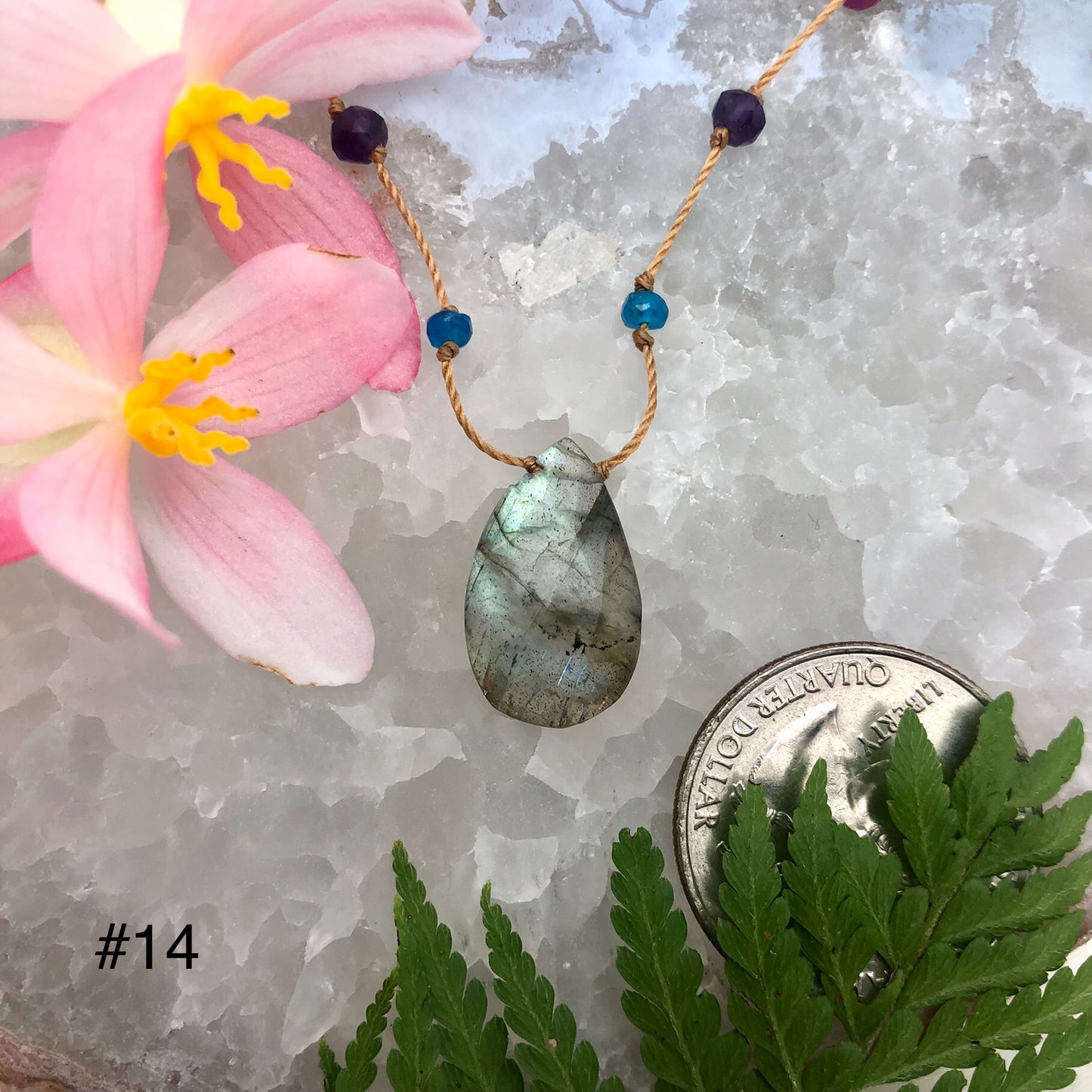 Labradorite Rainbow Drop