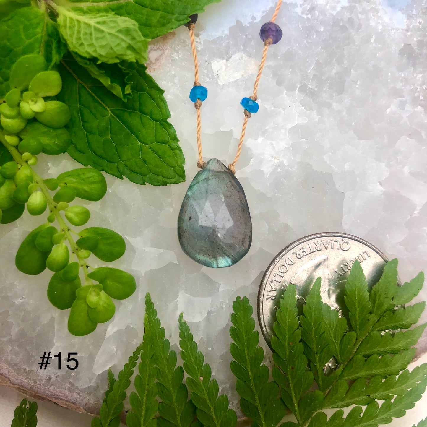 Labradorite Rainbow Drop