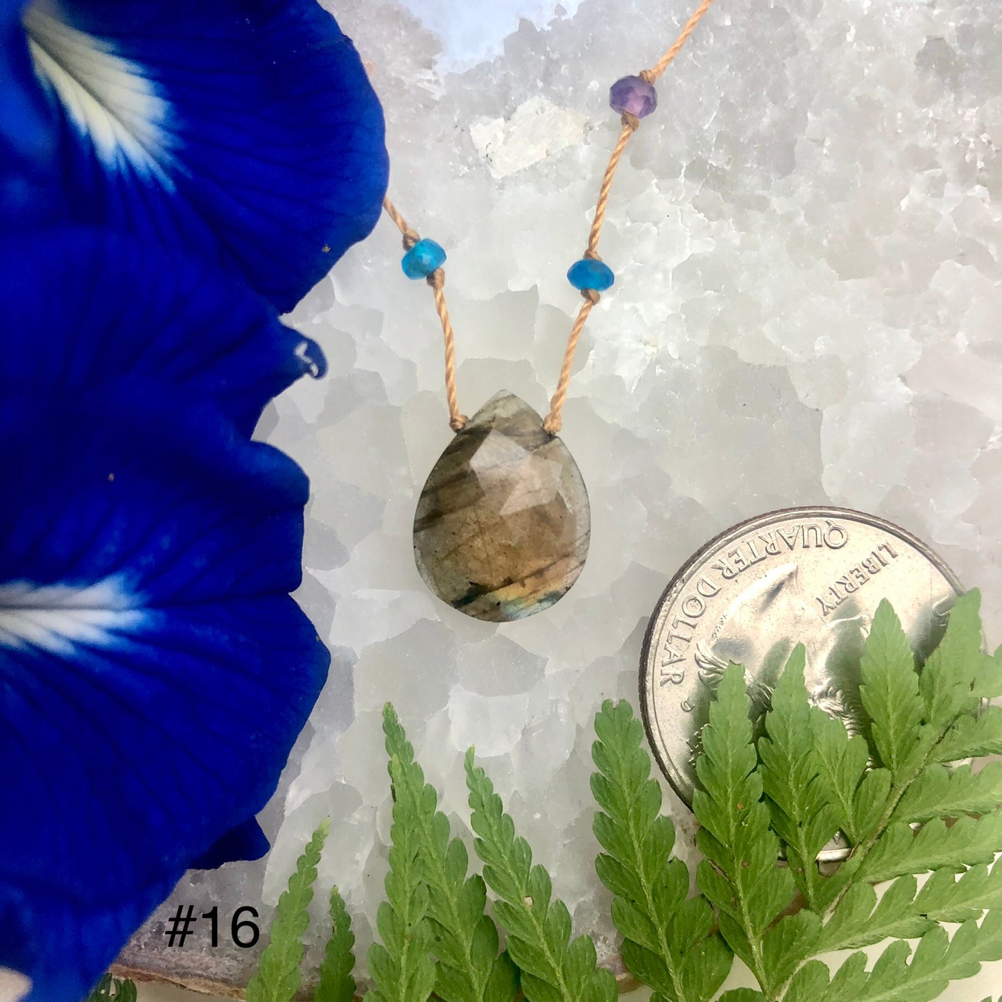 Labradorite Rainbow Drop