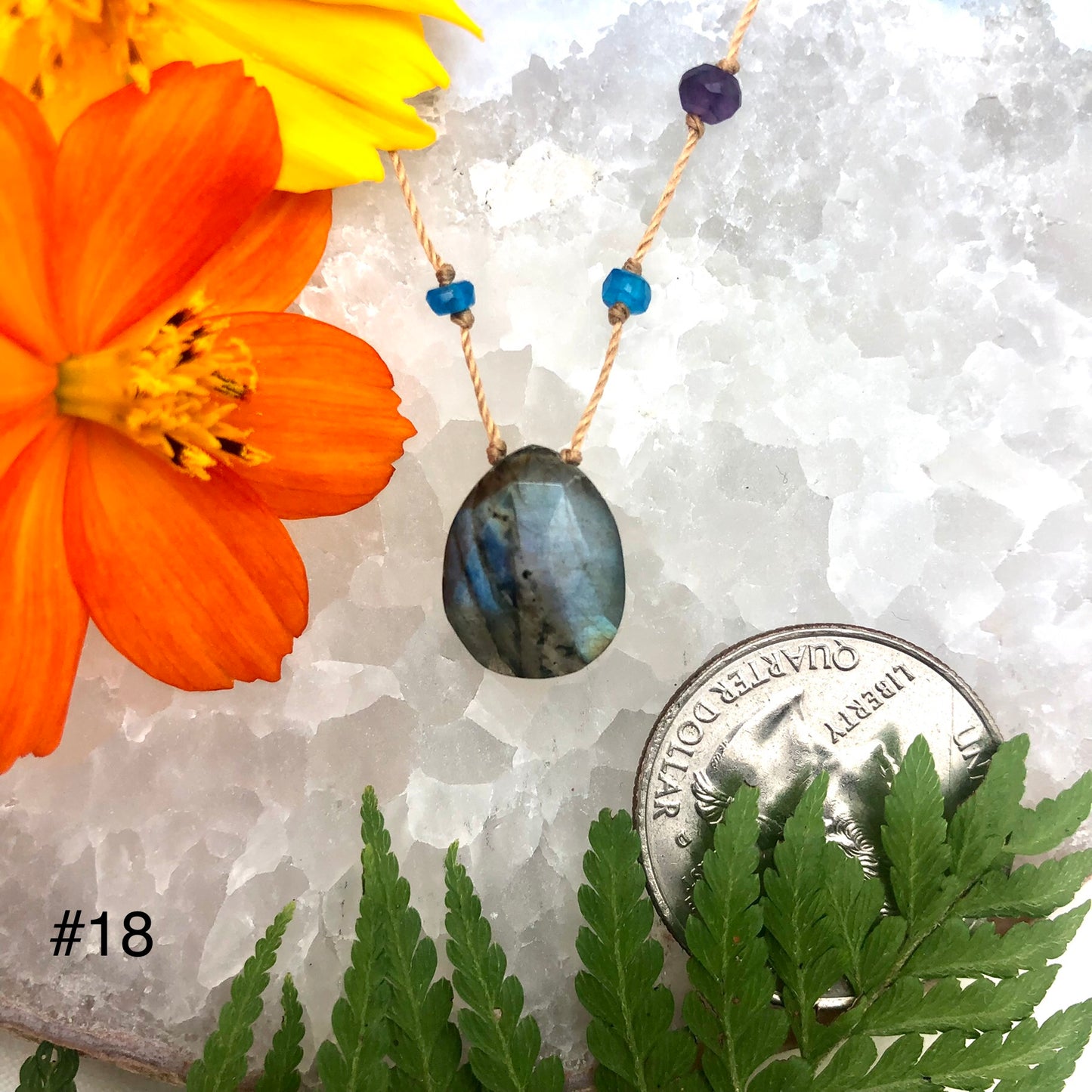 Labradorite Rainbow Drop