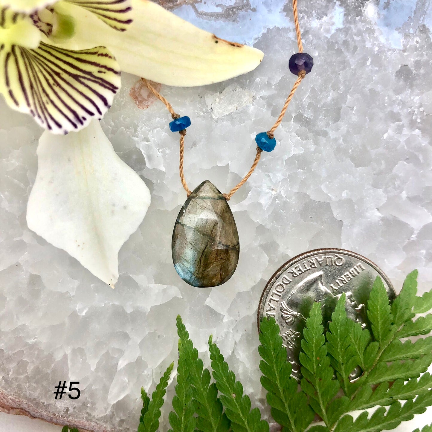 Labradorite Rainbow Drop