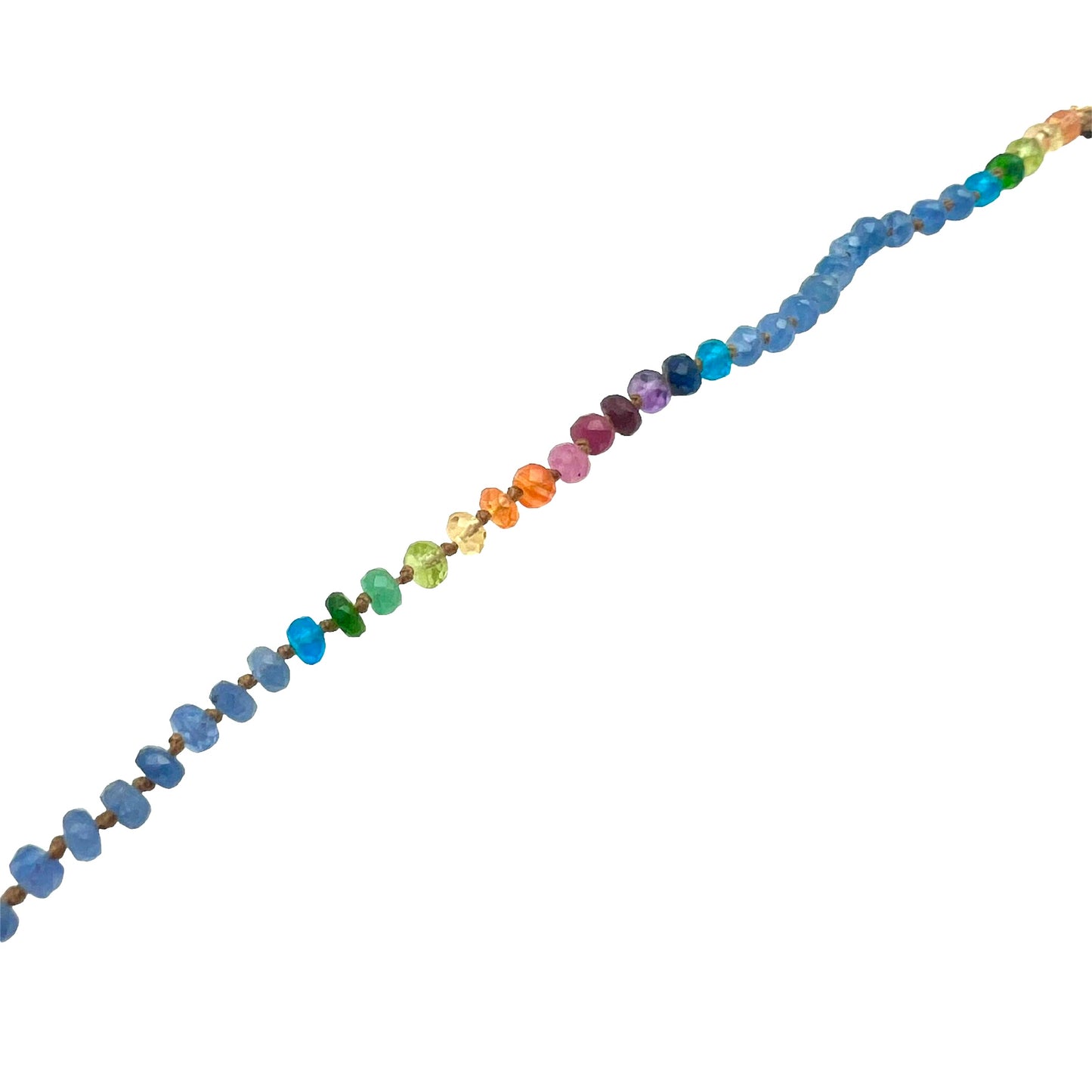 Blue Sapphire Rainbow Bracelet