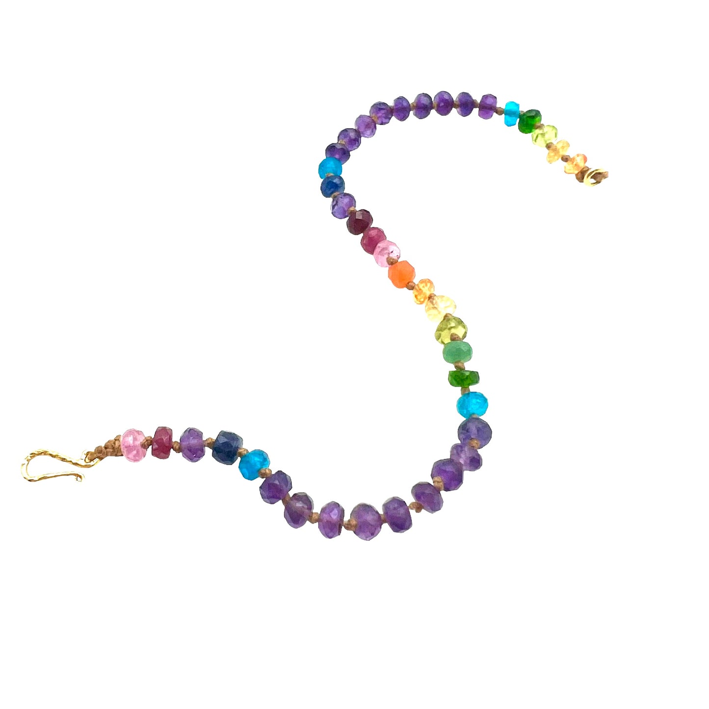 Amethyst Rainbow Bracelet