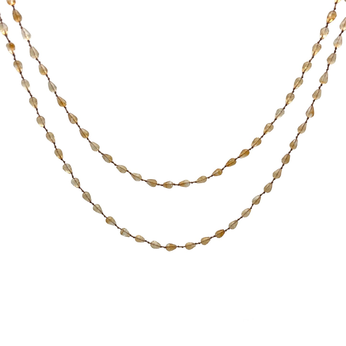 Citrine Drop Lei
