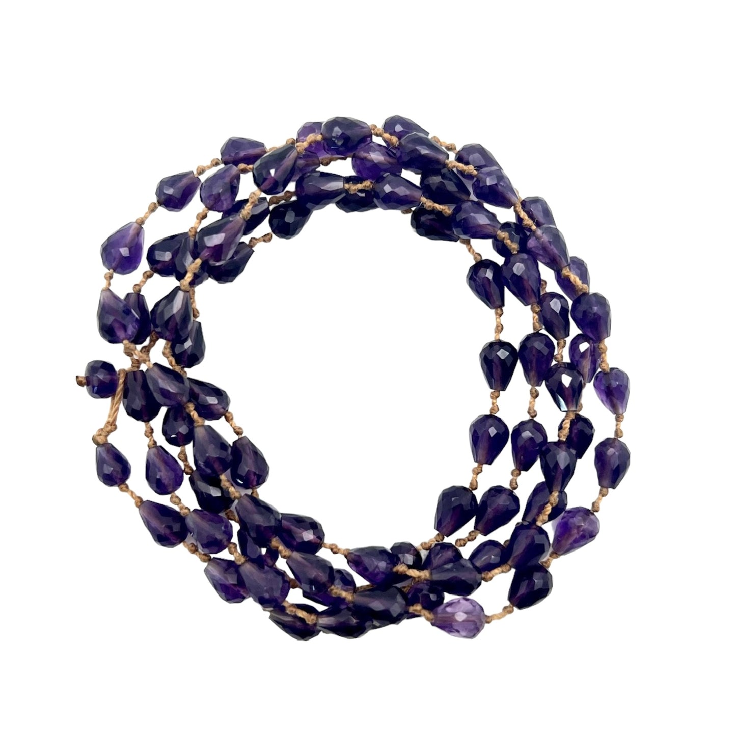 Amethyst Drop Lei