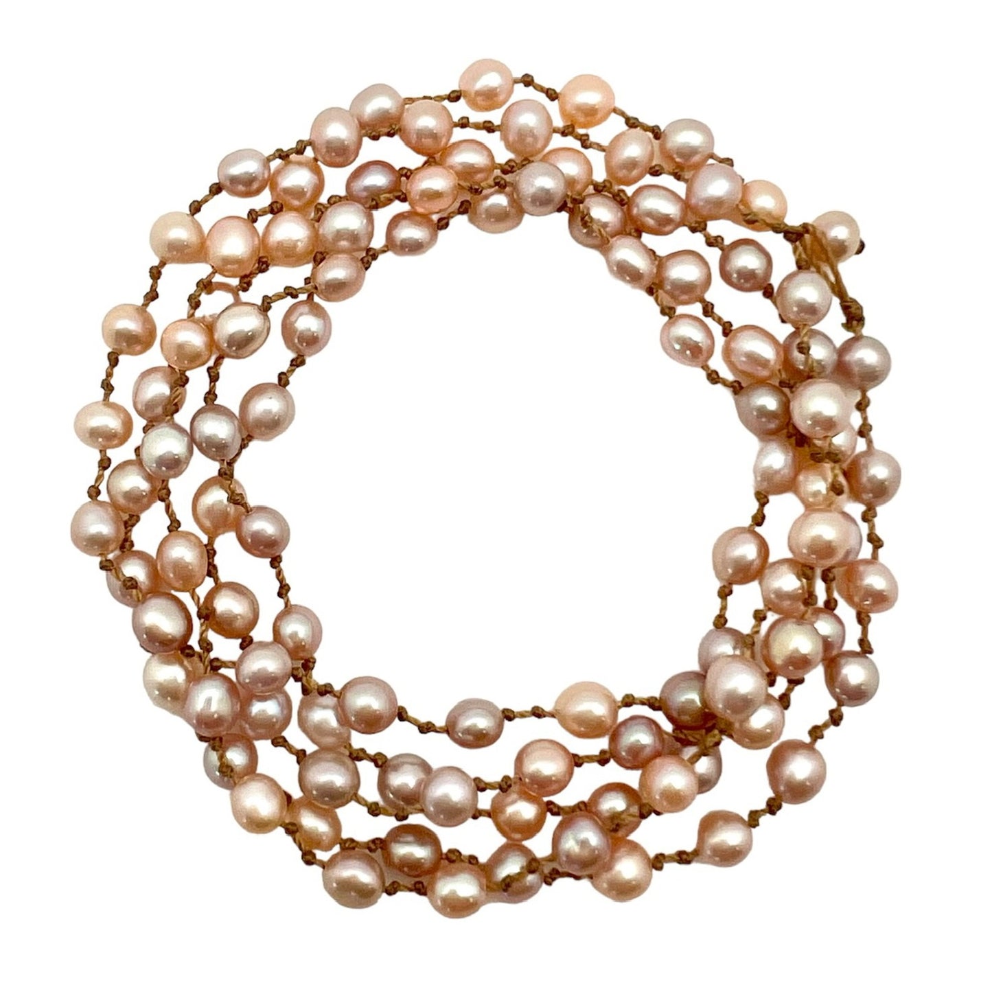 Pink Momi Pearl Mala