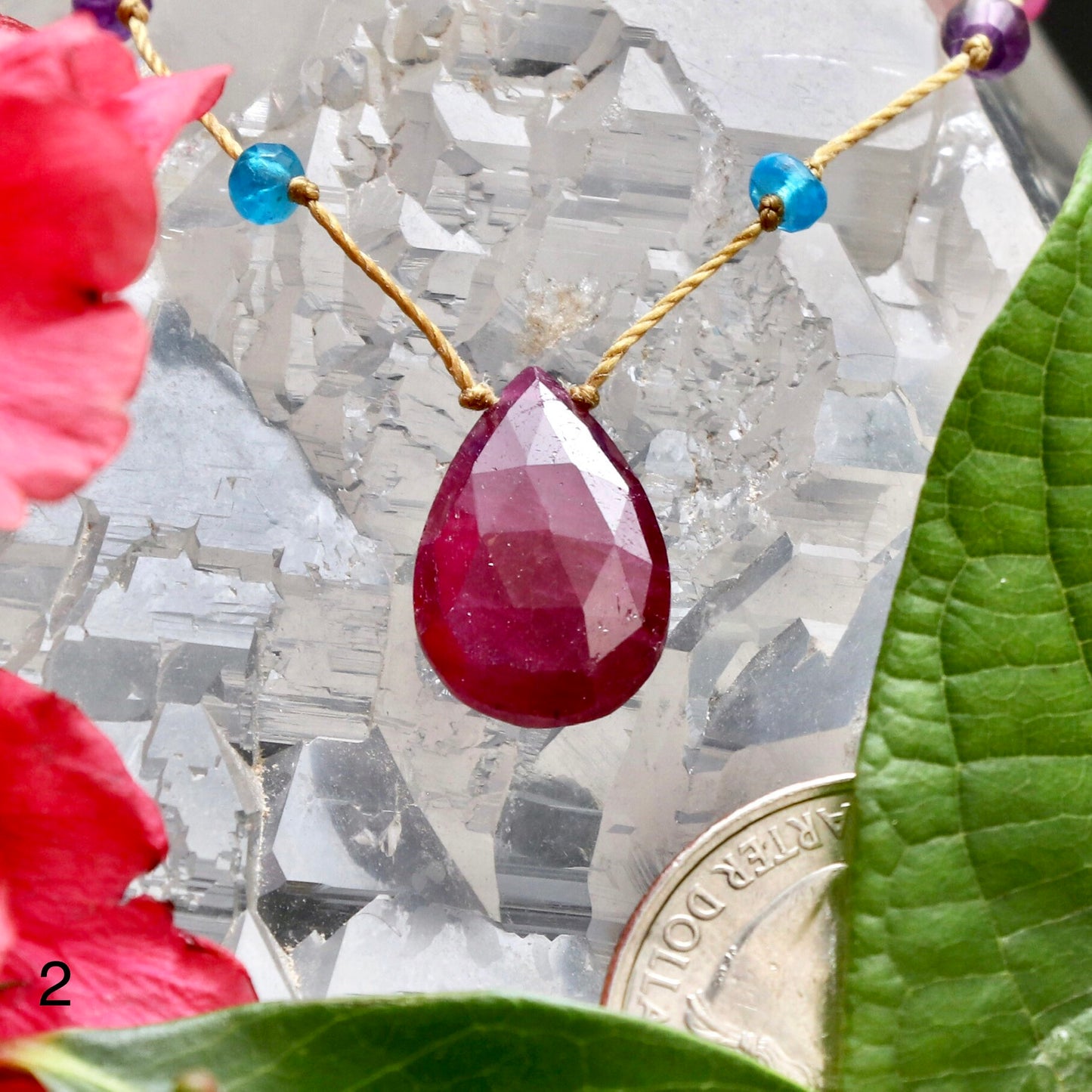 Ruby Rainbow Drop