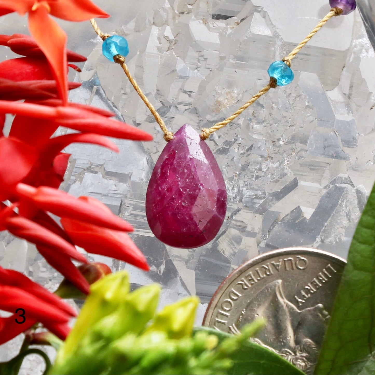 Ruby Rainbow Drop