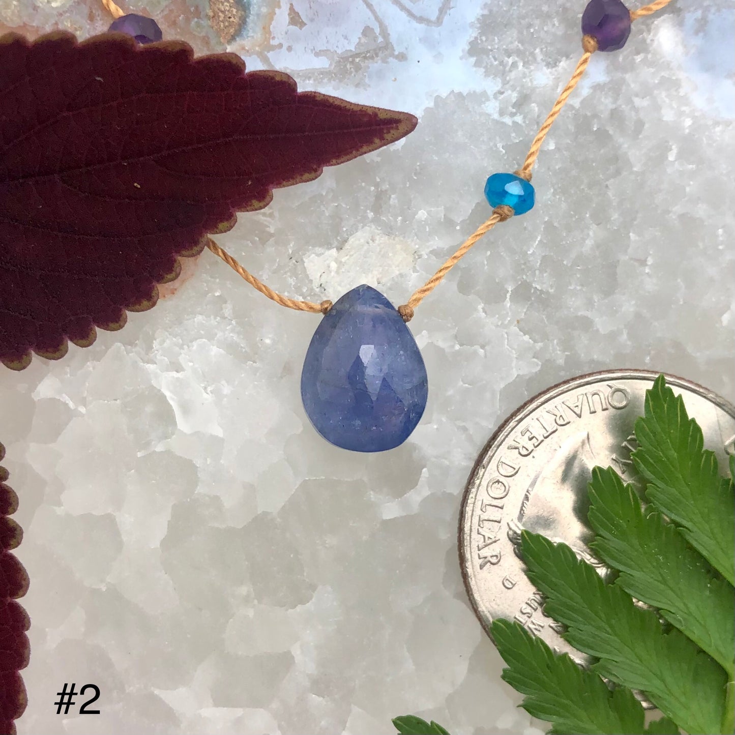 Tanzanite Rainbow Drop
