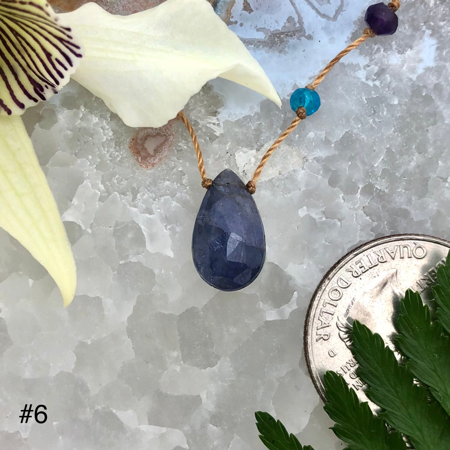 Tanzanite Rainbow Drop