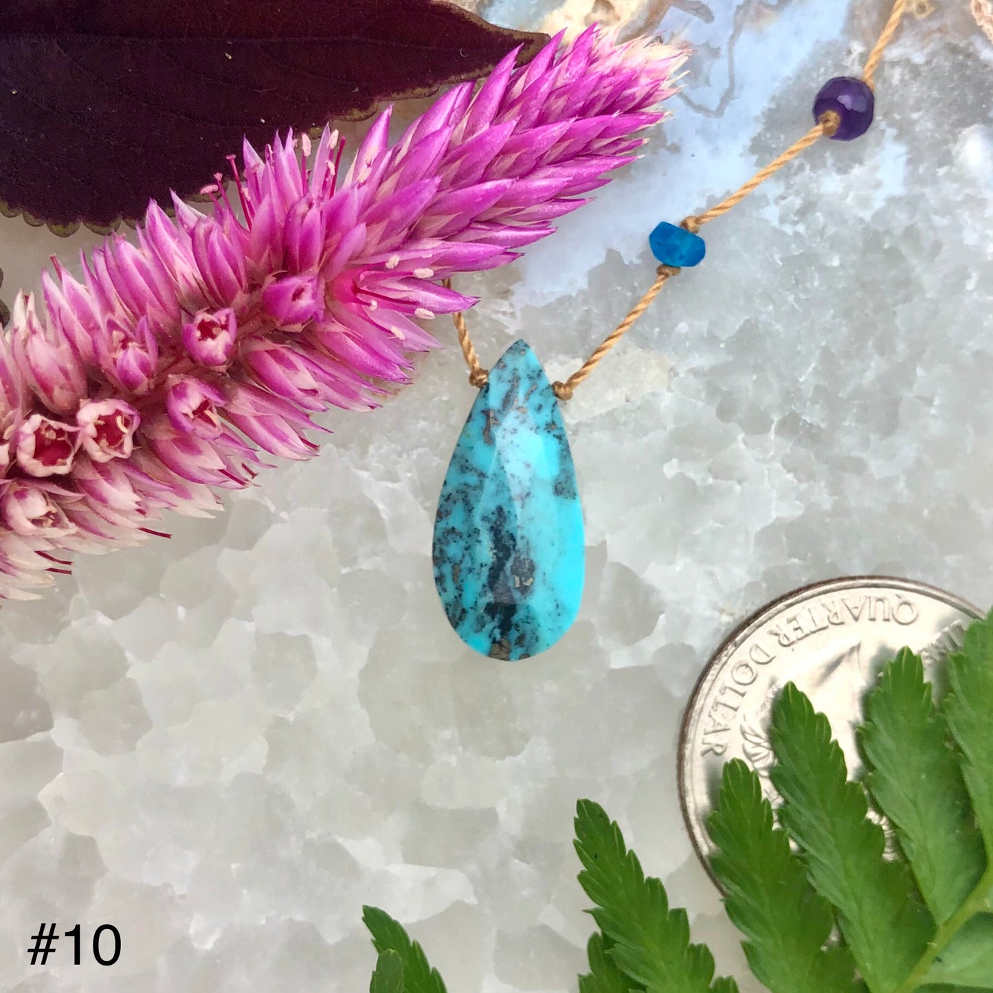 Turquoise Rainbow Drop