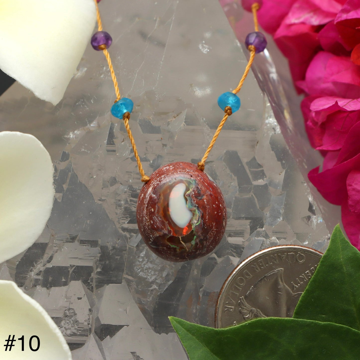 Fire Opal Rainbow Drop
